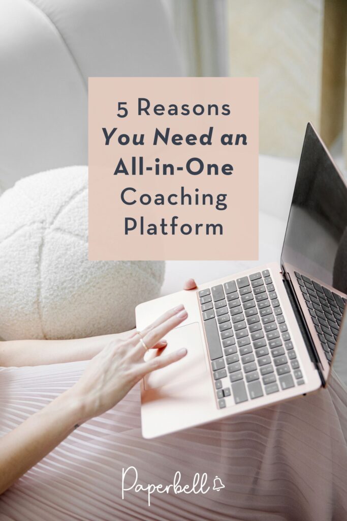 all in one coaching platform pin