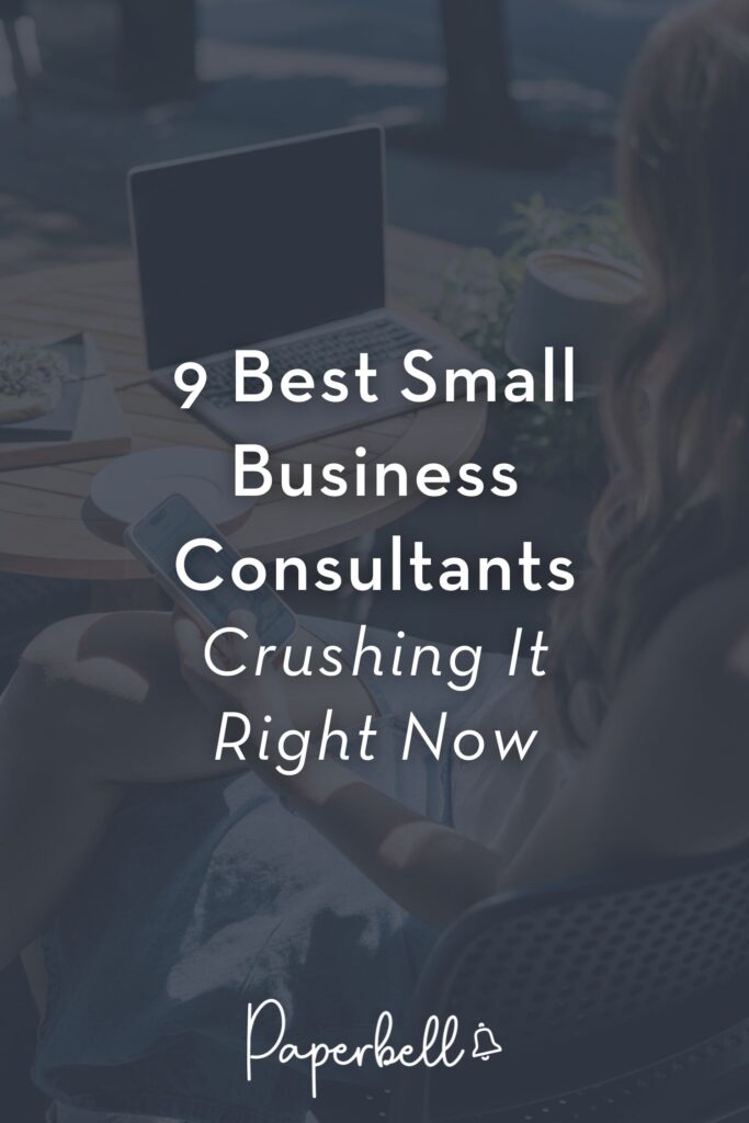 best small business consultants pin