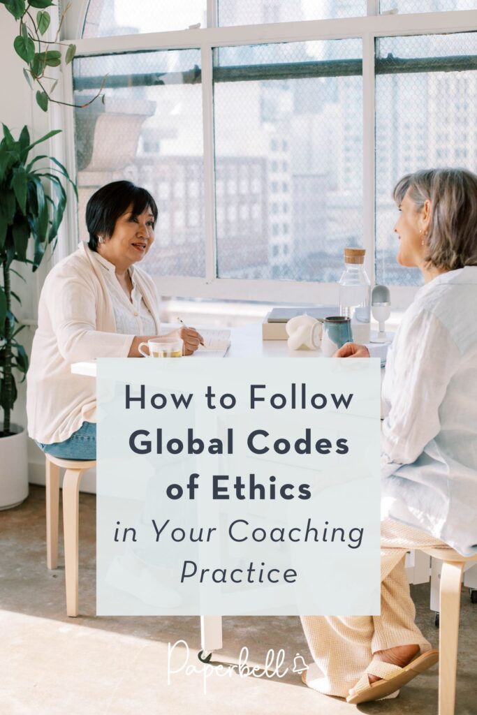 coaching code of ethics pin