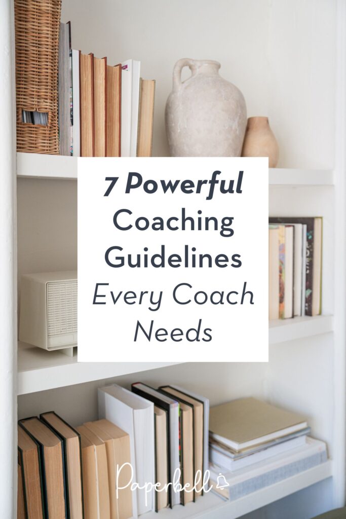 coaching guidelines pin