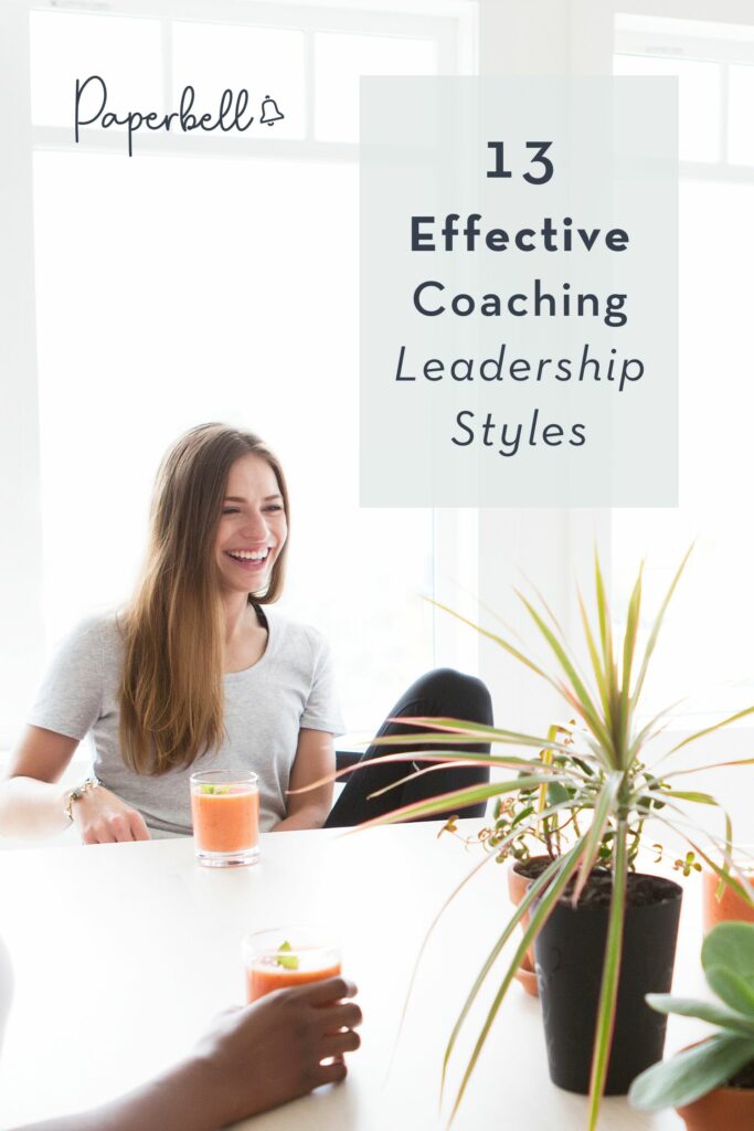 coaching leadership style pin