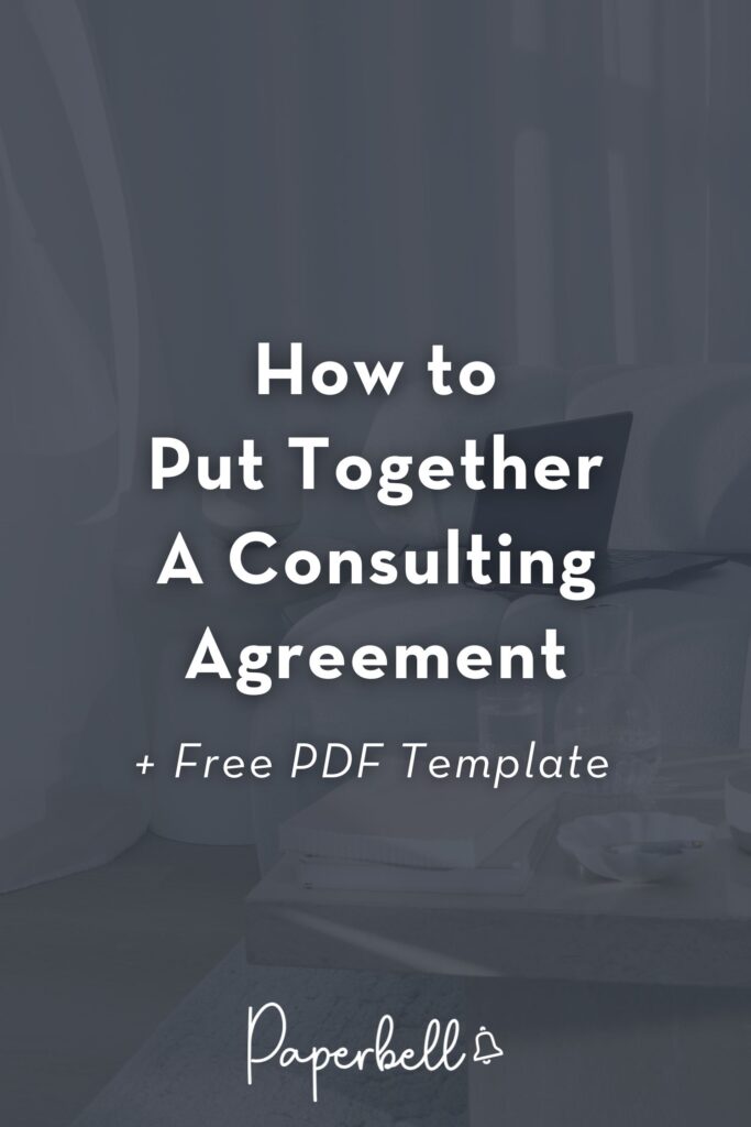 consulting agreement pin