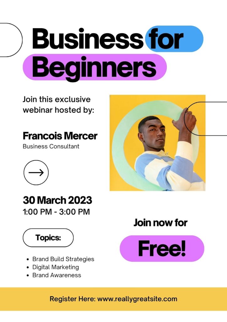 event specific flyer