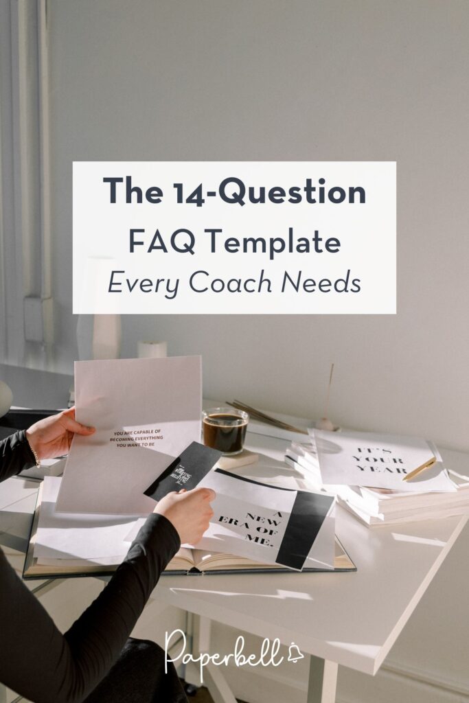 faq template pin
