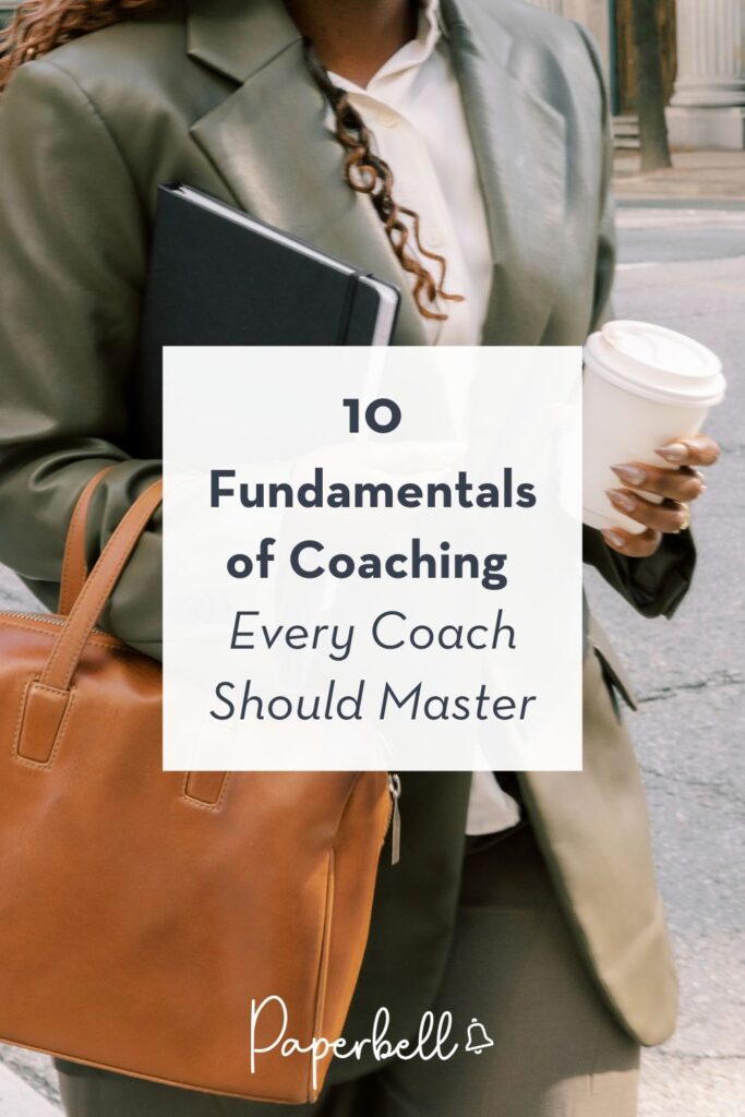 fundamentals of coaching pin