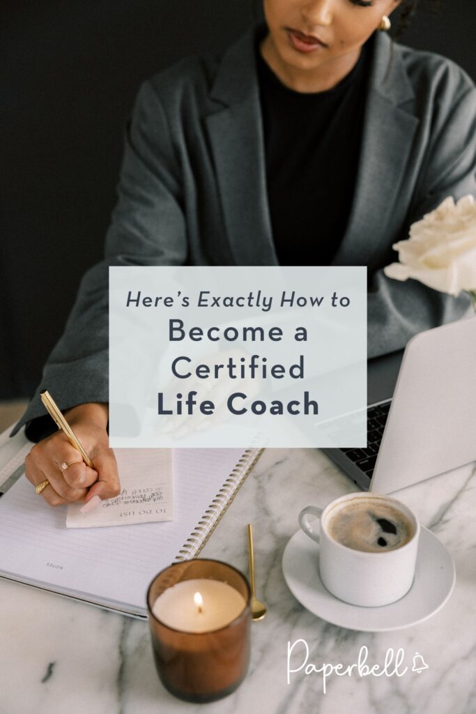 how to become a certified life coach pin