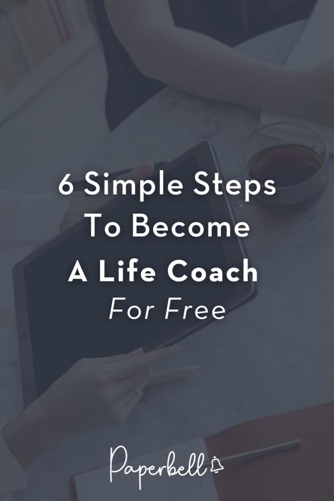 how to become a life coach for free pin