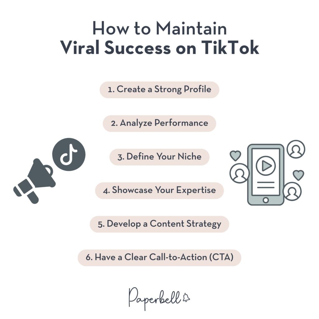 how to go viral on tiktok infographic