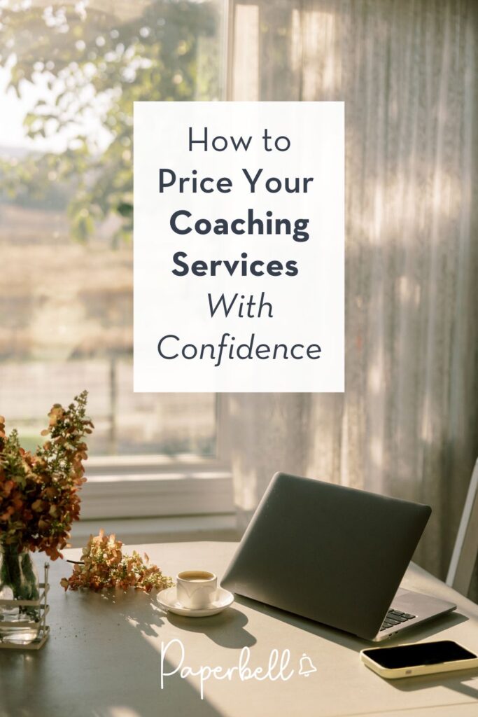 how to price your coaching services pin