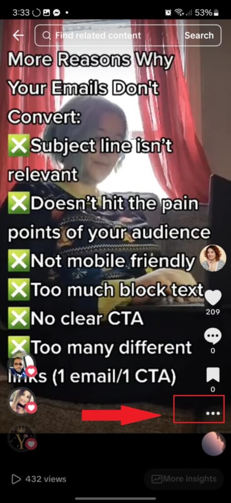 How to share a tiktok on instagram 3