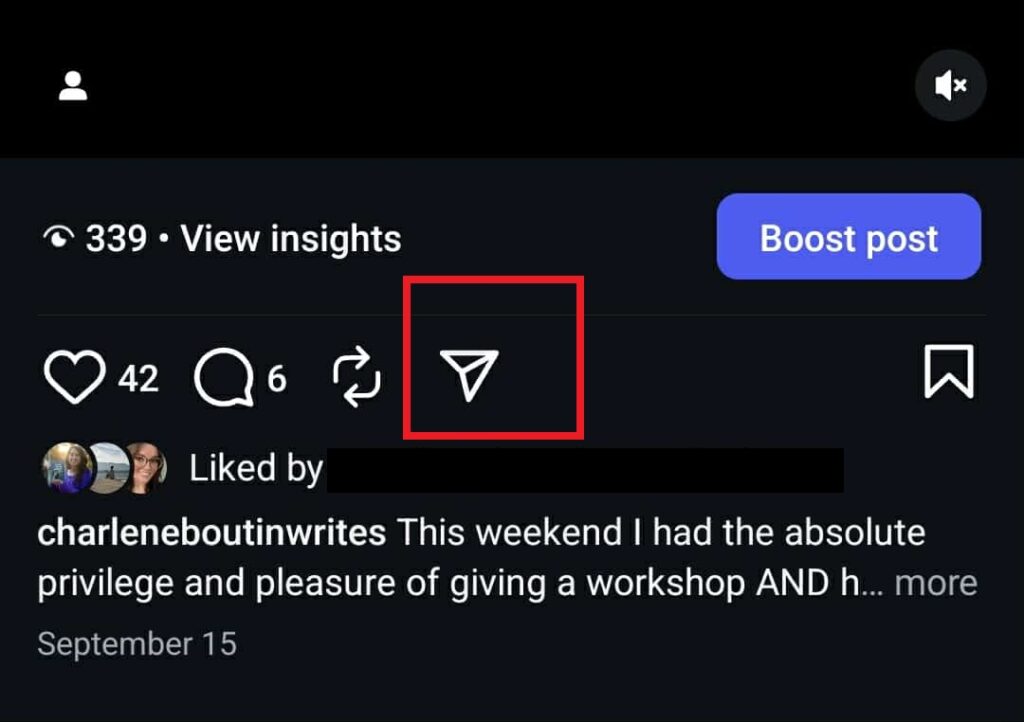 how to share reel on facebook share button
