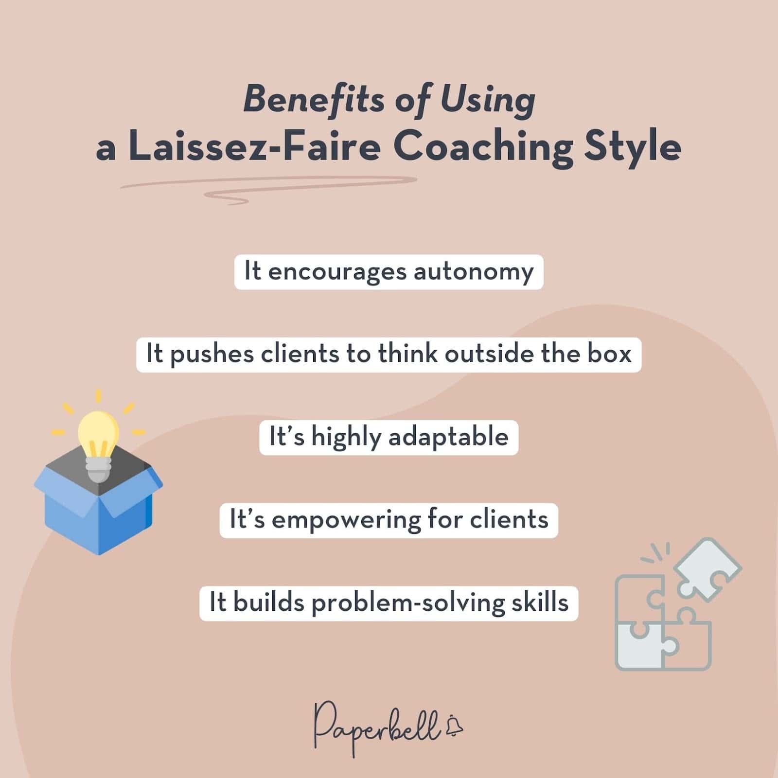 benefits of using a laisses-faire coaching style
