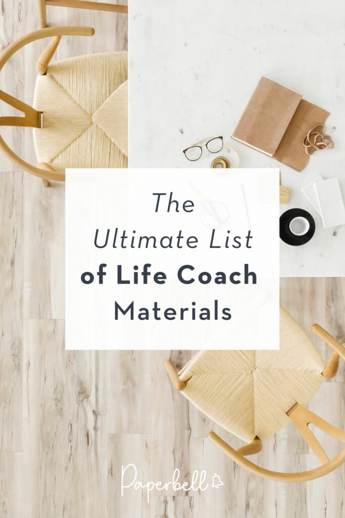 life coach materials