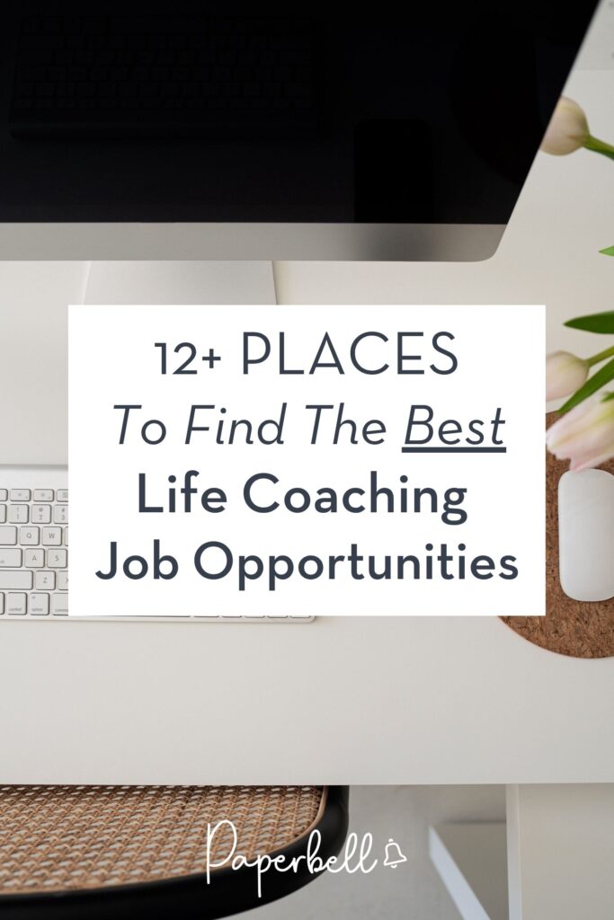 life coaching job opportunities pin
