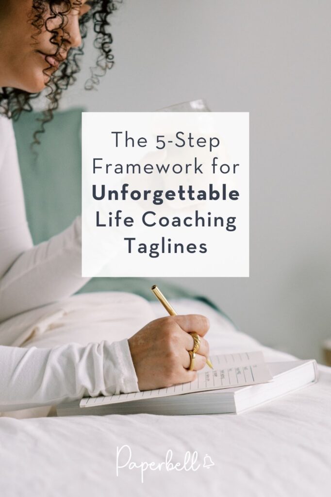 life coaching taglines pin