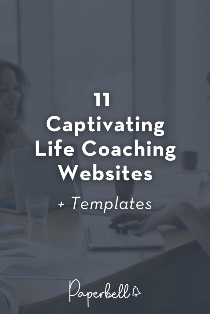 life coaching websites pin