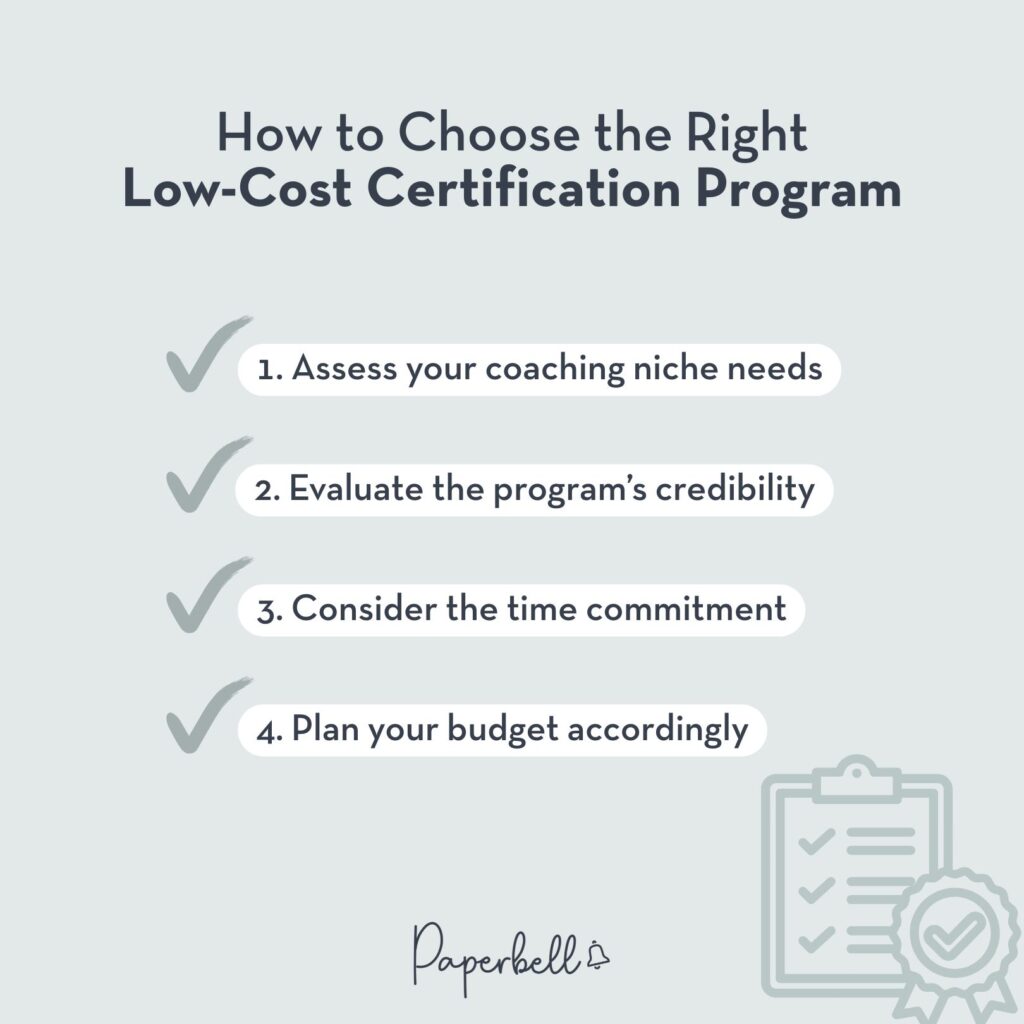 low cost online certificate programs