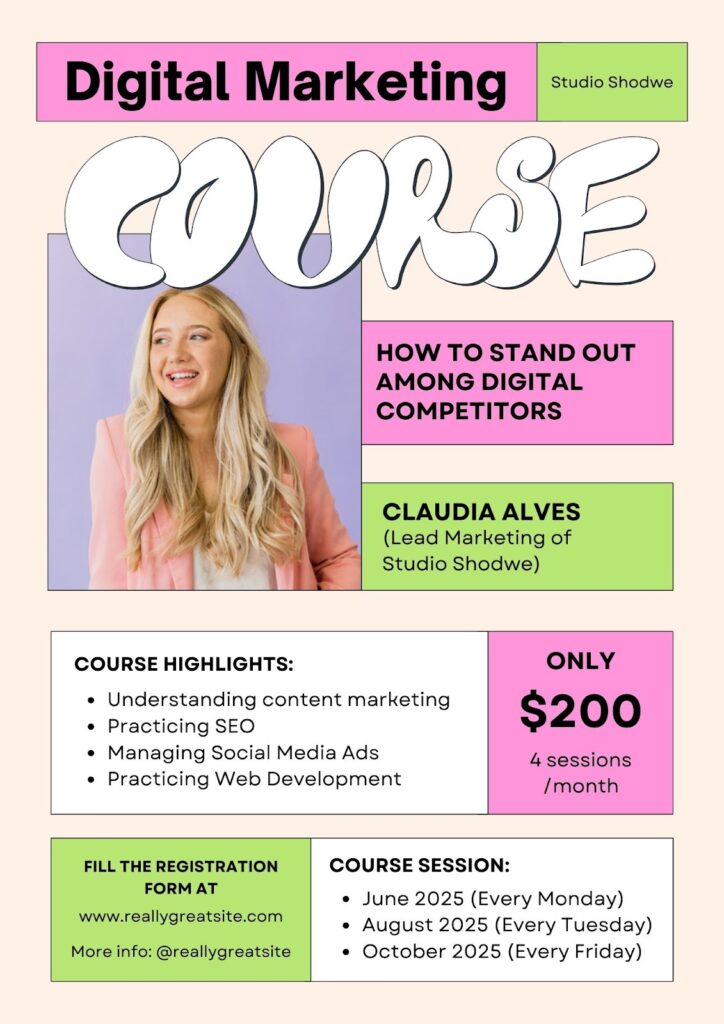 program course flyer