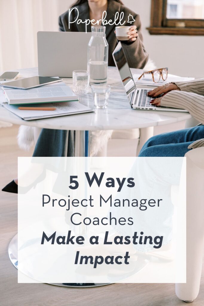 project manager coach pin