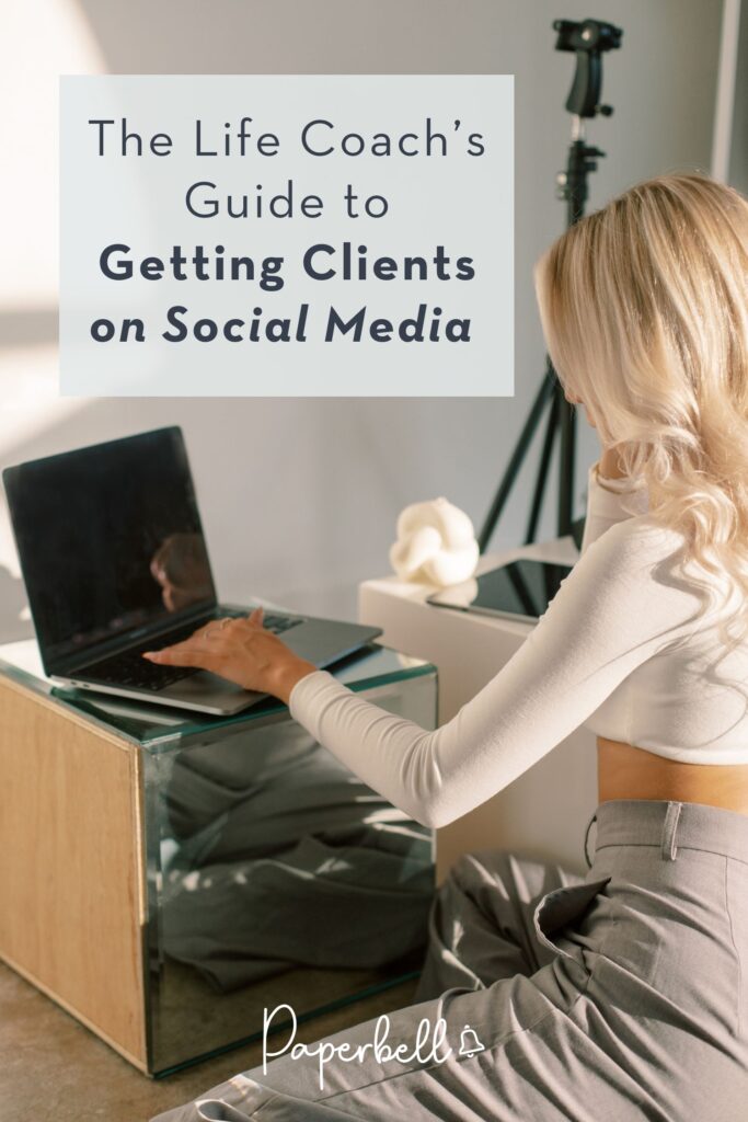 social media for life coaches pin