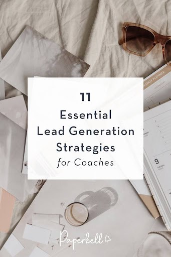 lead generation for coaches pin