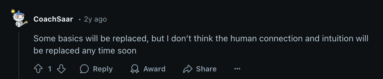 will ai replace life coaches 1