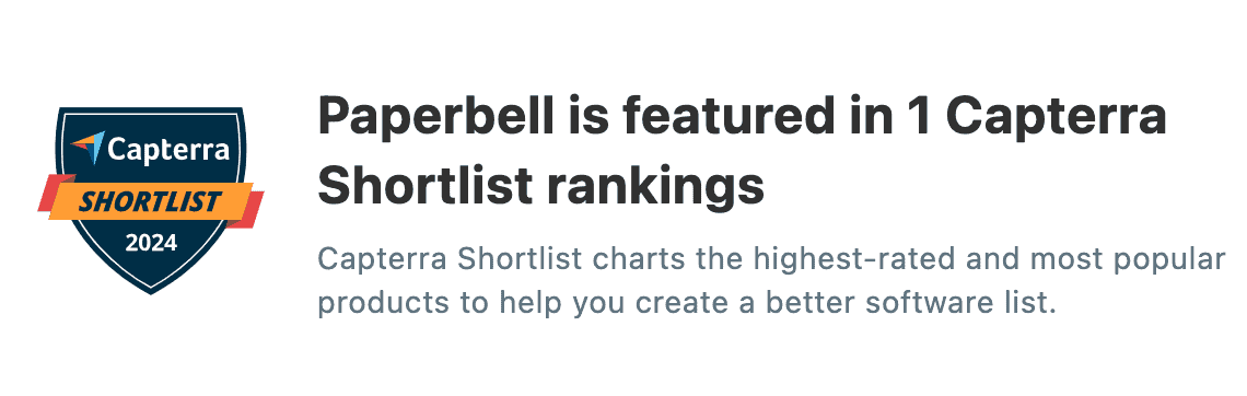 Paperbell is featured