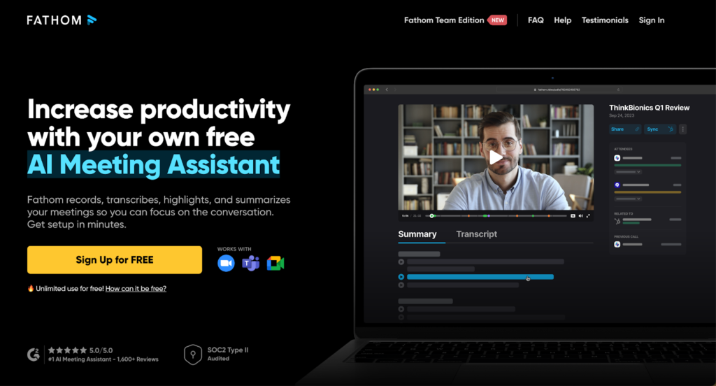 ai tools for coaches fathom