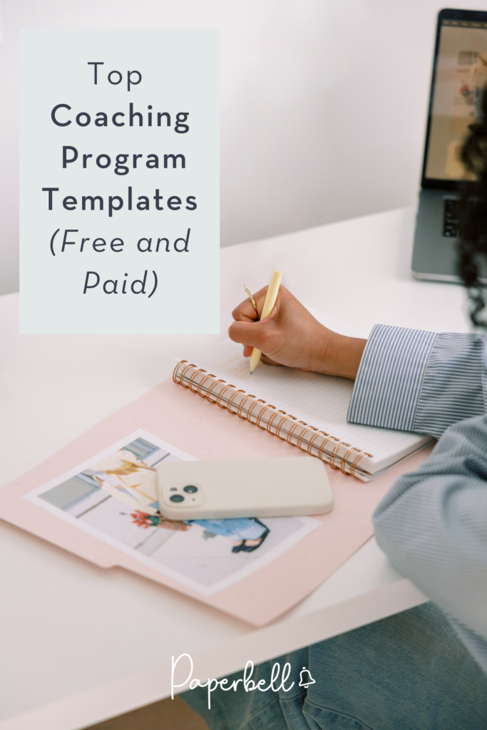 coaching program templates pin