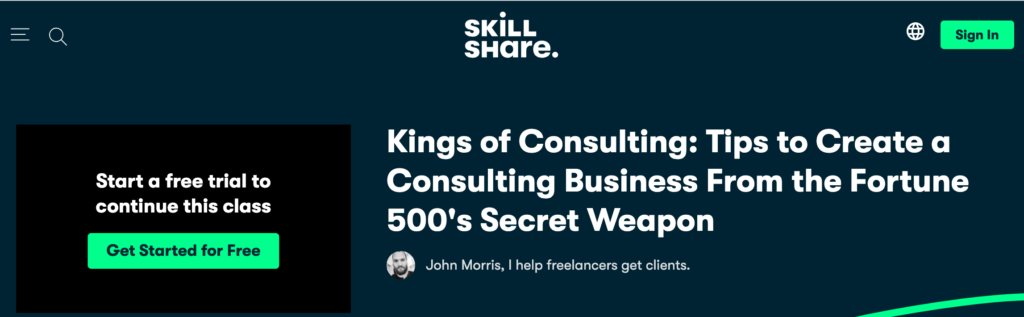 Consulting training 2