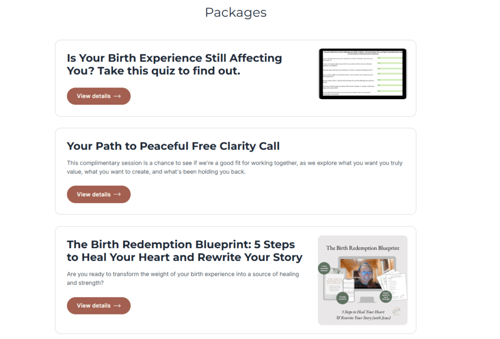 honeybook alternative loretto packages