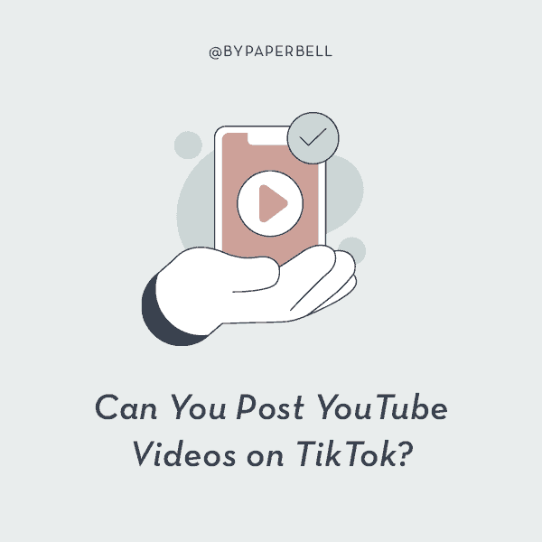 how to post youtube video on tiktok infographic