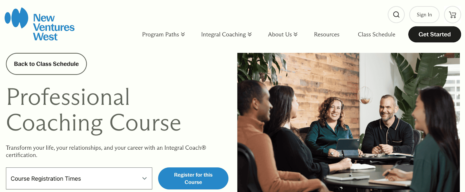 New Ventures West: Professional Coaching Course (PCC)