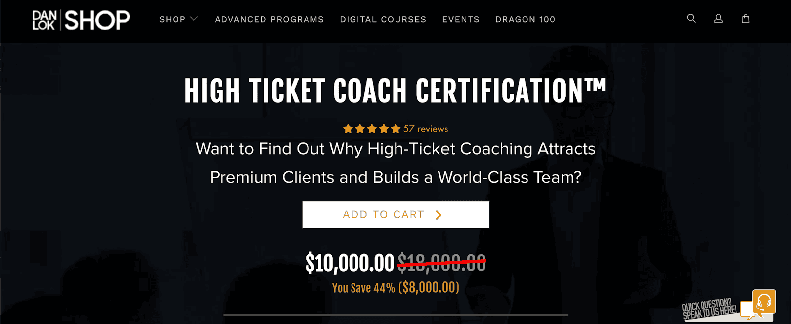 High-Ticket Coaching Certification by Dan Lok