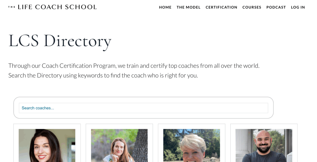 life coaching directories life coach school