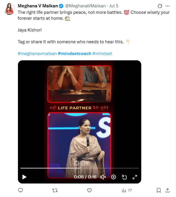 life coaching hashtags X