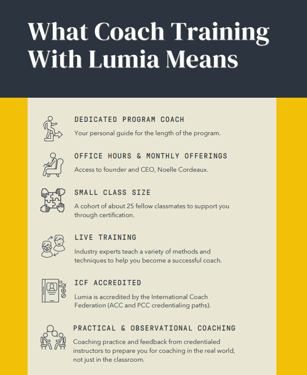 lumia coaching training