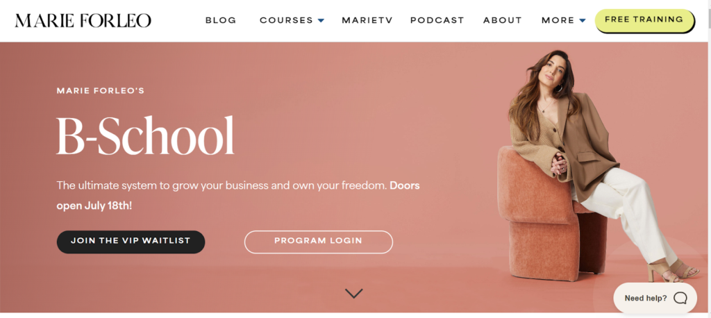 marie forleo b school